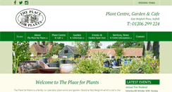 Desktop Screenshot of placeforplants.co.uk