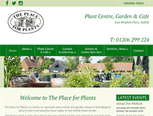 Tablet Screenshot of placeforplants.co.uk